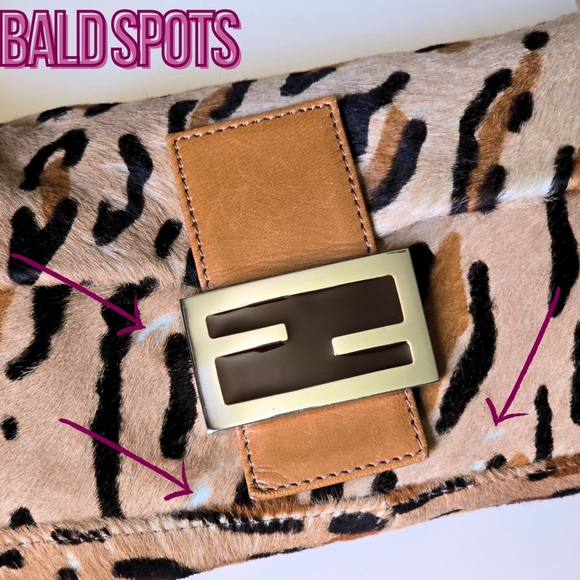 Fendi Baguette Leopard Print Pony Hair - Picture 10 of 14